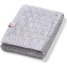 Babyono bamboo knitted blanket grey 1479/02