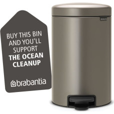 BRABANTIA Pedal Bin NewIcon, 12 l, Platinum