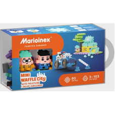 Marioinex 905913 Klocki waffle mini - Auto Policyjne i Jubiler 80 el.