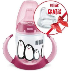 NUK ZE-101 Zestaw FC Butelka 150ml z uchwytami MONOCHROMATYCZNA+ustnik silikonowy niekapek gratis