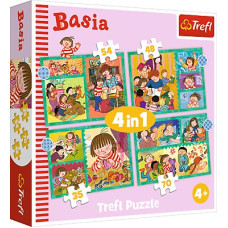 Trefl 34606 Puzzle 4w1 Przygody Basi