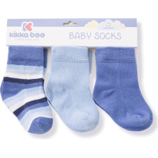 Baby socks Stripes Light Blue 2-3y