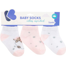 Baby summer socks Dream Big Pink 0-6m