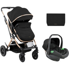 Stroller 3in1 transf. seat Kaia Black 2024