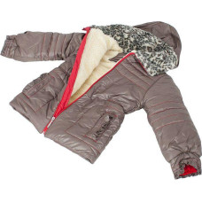 Minikid GIRL'S WINTER JACKET - BLANCA - WOOL - BROWN - size 140***