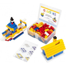 Q-Bricks Fisherman's house + Money box, 207 pcs.