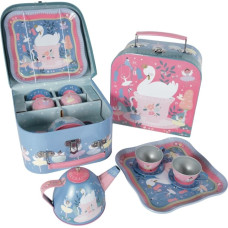 Floss & Rock Tin Tea Set 7 Piece - Enchanted