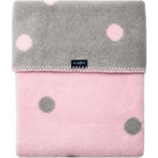 Womar sega kokvilnas 75x100 cm PINK/GREY SPOTS KB-023 Womar