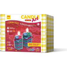 Kids Do DIY Candle Art set. Red, green, blue + 1 SURPRISE color