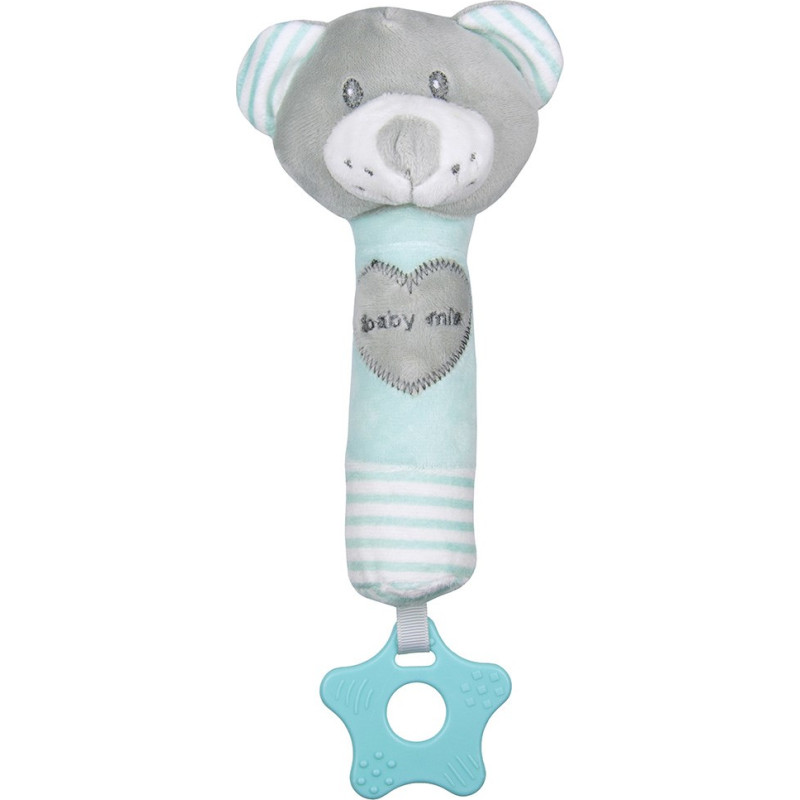 Baby Mix Rotaļlieta ar pīkstuli MINT BEAR BabyMix 40851