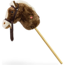 Milly Mally Hobby Stick Horse Dark Brown