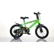 Bimbo Bike Children's bicycle Bimbo Bike 16'' ''COSMOS'', black/green