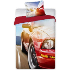 BEDDING SET 140X200+70X90 COTTON. TURBO 4X4 003 CAR YOUTH.