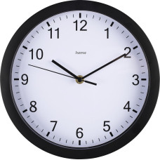 Hama 00186338 Wall clock Pure 25cm Quiet Black