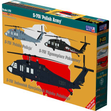 MODEL HELIKOPTER S-70I POLISH ARMY 1:72