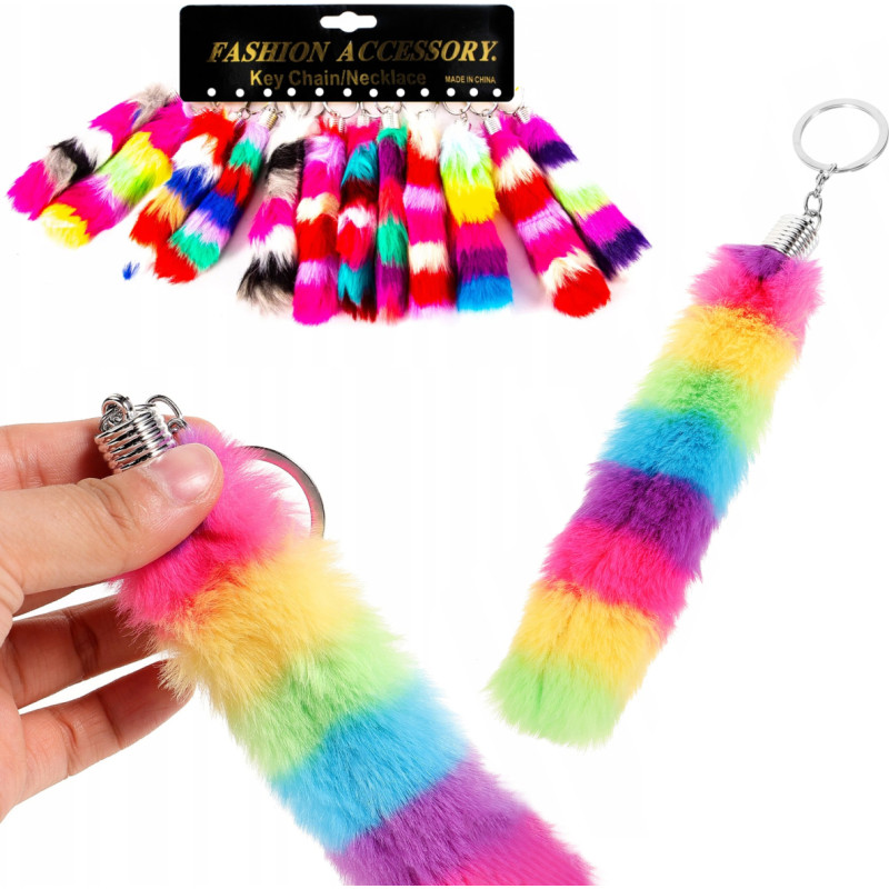 BRELOK LISIA KITA KOLOROWA 12 SZTUK