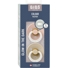 Bibs Knupīšu Komplekts BIBS Symmetrical Blush Glow / Vanilla Glow - 0-6/6-18 M (Spīd Naktī)