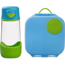 B.box 62429 sports set: tritan bottle 450 ml + mini lunchbox Ocean Breeze