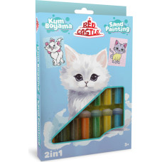 Red Castle sand art set 2in1, Cat