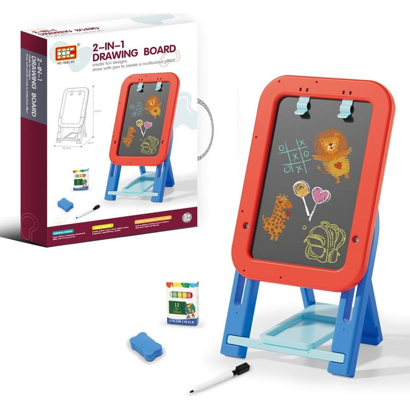 Double-sided drawing board