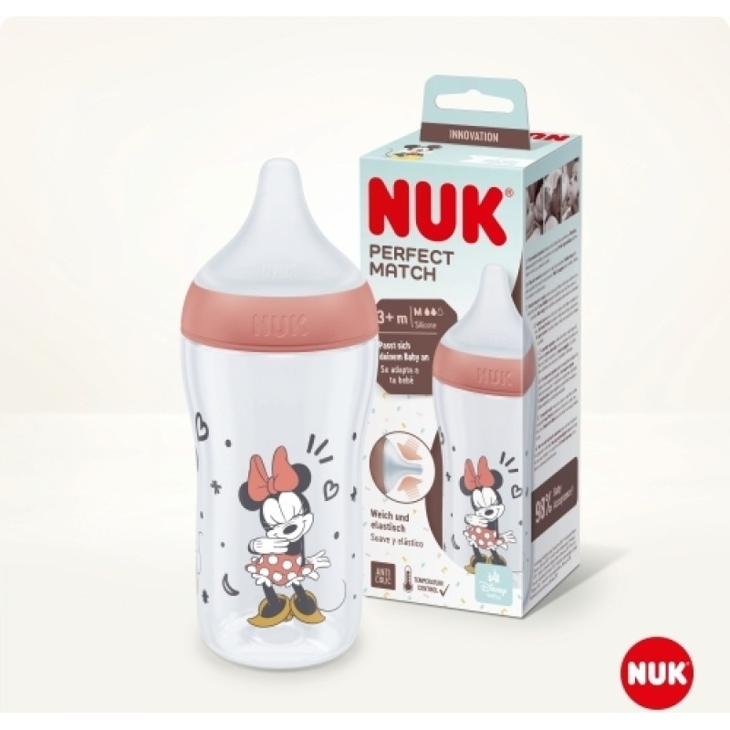 NUK 450054 BOTTLE PERFECT 260ML MINNIE 572575, 10742036
