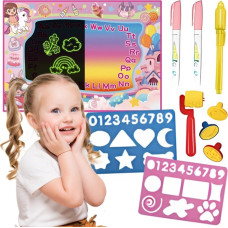 Woopie 56096 Mata wodna do malowania Jednorożec r&oacute;żowa