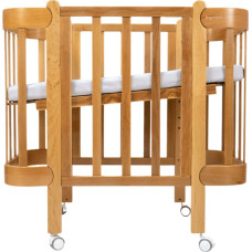 Ingvart Bed 5-in-1 Nika 60 with movable part (60х94, 60х120) natural