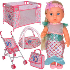 Woopie ROYAL Lalka Bobas Syrenka 18 Akcesorii