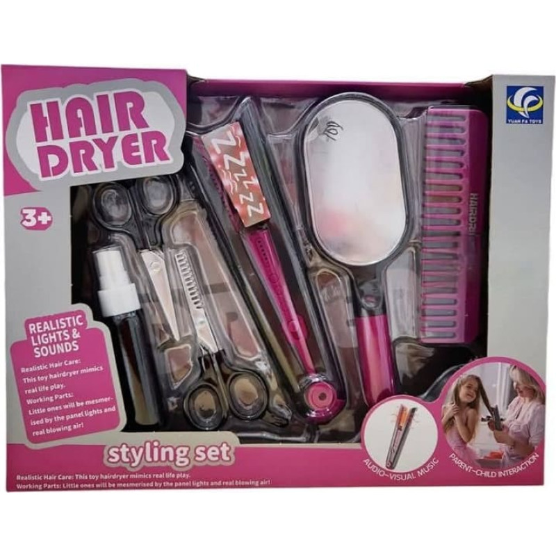 Juuksuri mängukomplekt 6 osa