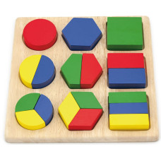 VIGA Shape Block Puzzle 58573