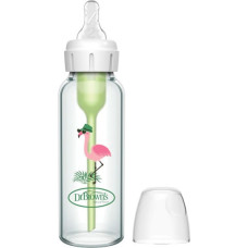 Dr.browns SB81631 GLASS BOTTLE STANDARD 250ML OPTION PLUS FLAMINGO