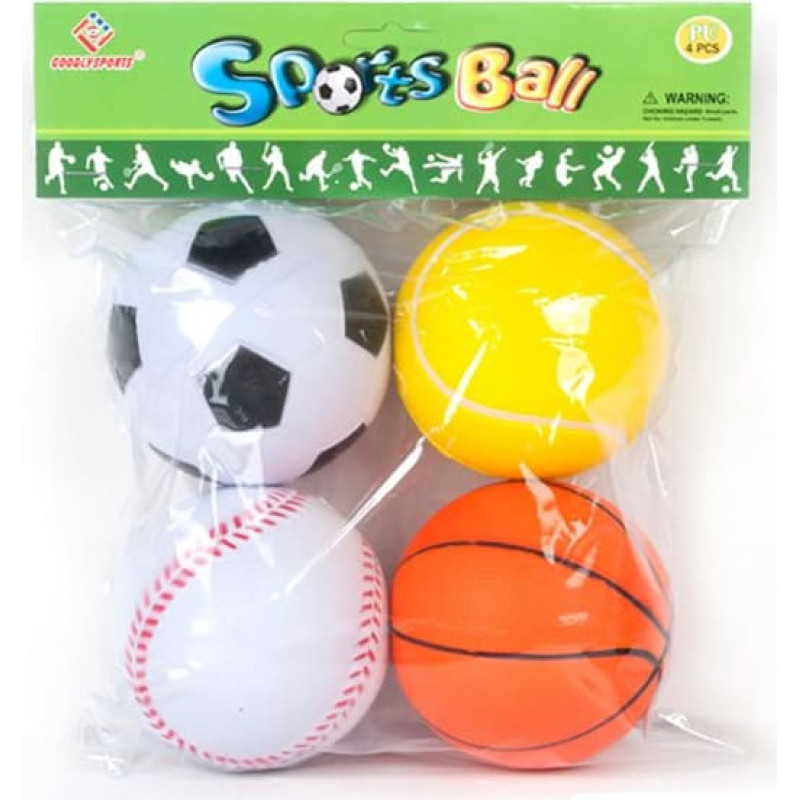 Rising Foam balls, 4 pcs