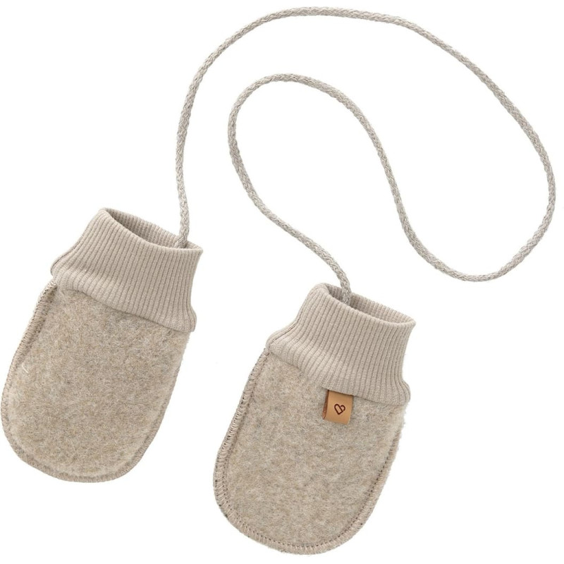 Wool kiddy hand muff Sierra 0-12m beige
