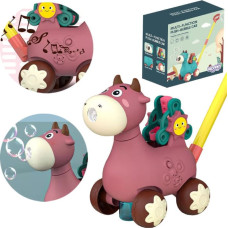 Woopie 44886 Pchacz Kr&oacute;wka z dźwiękiem r&oacute;żowy