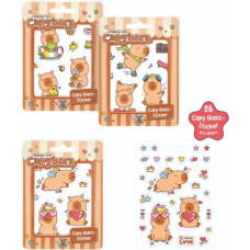 Trendhaus Capybara Love - Sticker set (26 stickers) (1 pc., 3 designs)