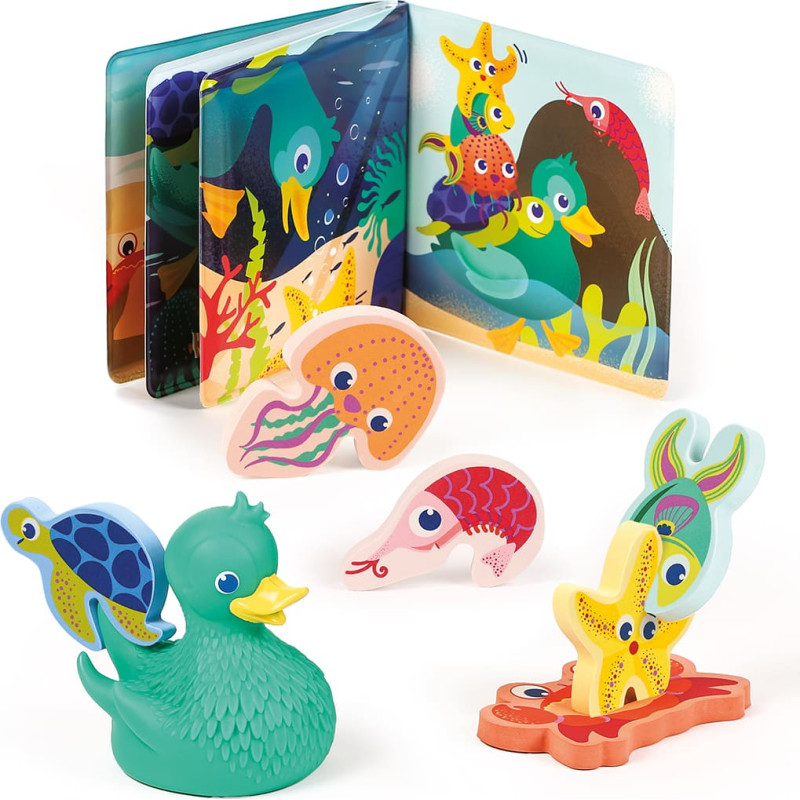 Ludi bath set 3-in-1 Lucky Duck & Friends