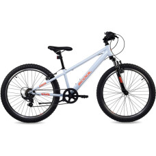 S&acute;cool Children's bicycle S'COOL Xroc, 24" Sky Grey/Neon Orange