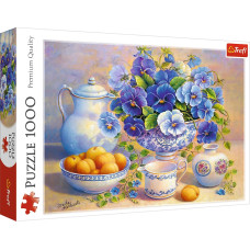 TREFL puzzle Blue flowers 1000 pcs. 10466T