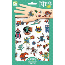DJECO Set of Tattoos - Heroes vs villains DJ09614