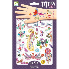 DJECO Set of Tattoos - Bright birds DJ09615