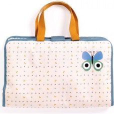 DJECO Dolls - Pomea - Changing bag - Blue Butterfly DJ07851