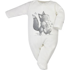 KOALA FOXY romper with blouse 62 size, ecru