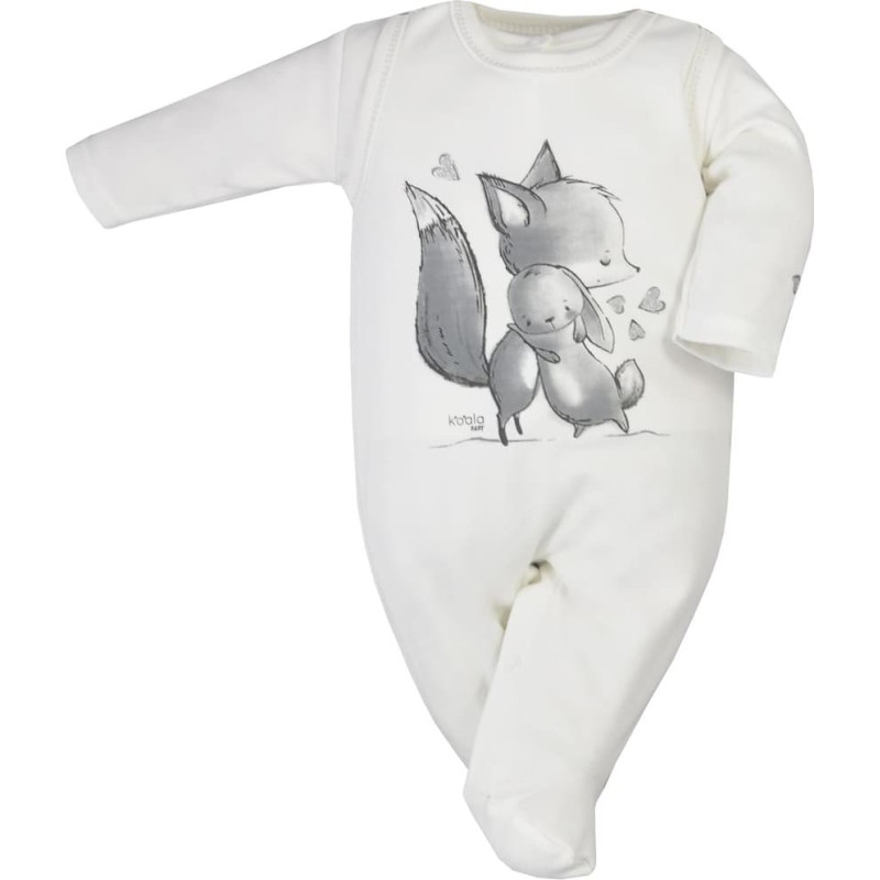 KOALA FOXY romper with blouse 62 size, ecru