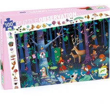 Observation puzzles - Enchanted Forest - 100 pcs