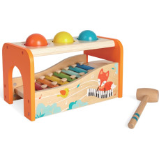 GERARDOS TOYS 2In1 Musical Hammer Bench 18m+ GT61199