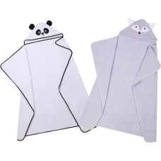 DUET BABY Hooded Towel ANIMALS 100x120cm, 326 (743262) DOG ecru