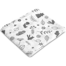 SENSILLO muslin swaddler FOREST white 70 X 80 0972