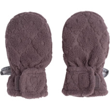 LODGER MITTENS FOLKLORE fleece baby mittens, MAUVE, 0-12M MTF 330