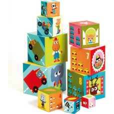 Blocks for infants - 10 Vehicles blocks