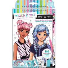 MAKE IT REAL Fashion design sketchbook Pastel pop 3205